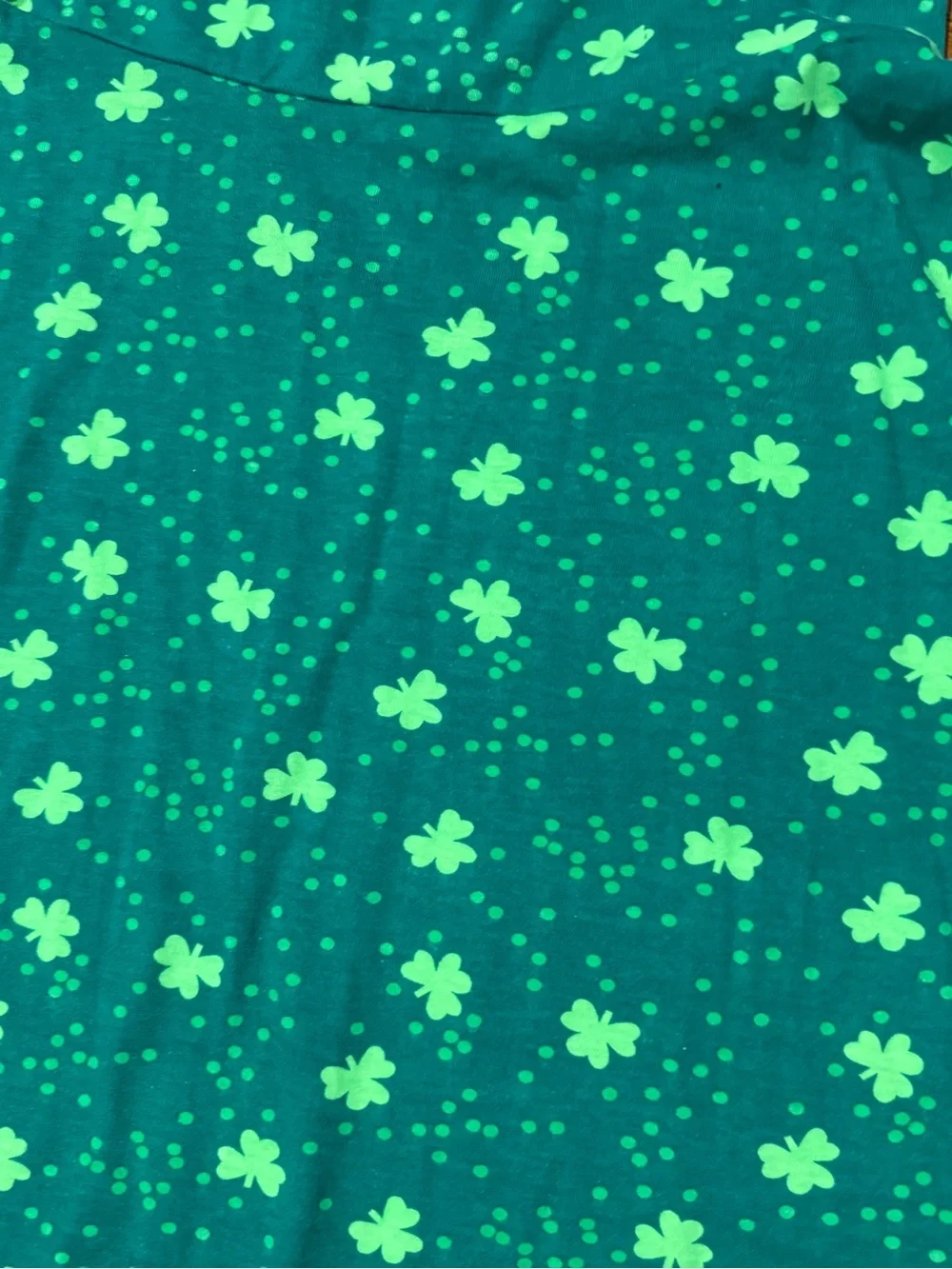 Cat & Jack Green Clover Dress Size Large 10/12 NWT